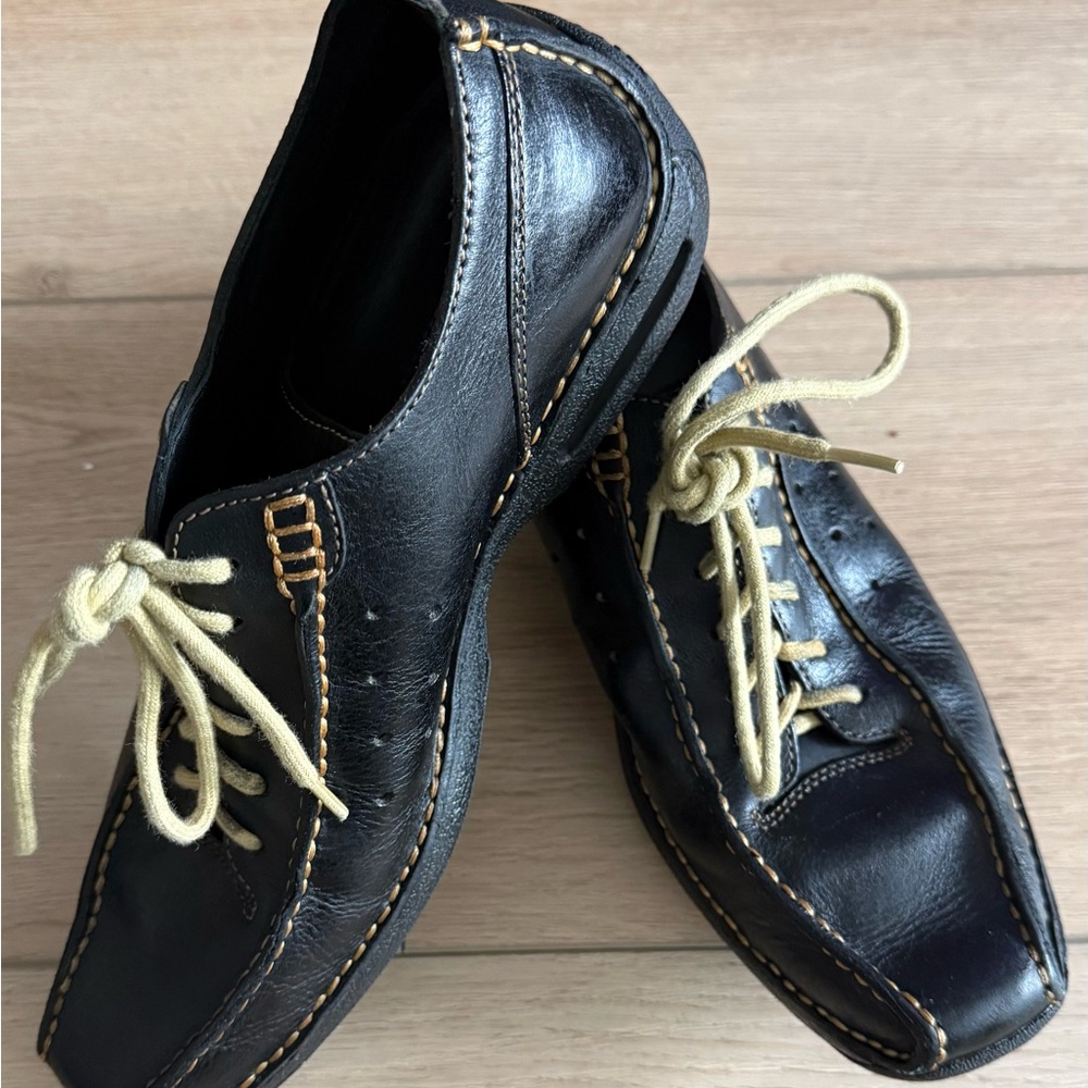 Cole Haan/NikeAir collab Black Leather Oxfords Mens Size 8
